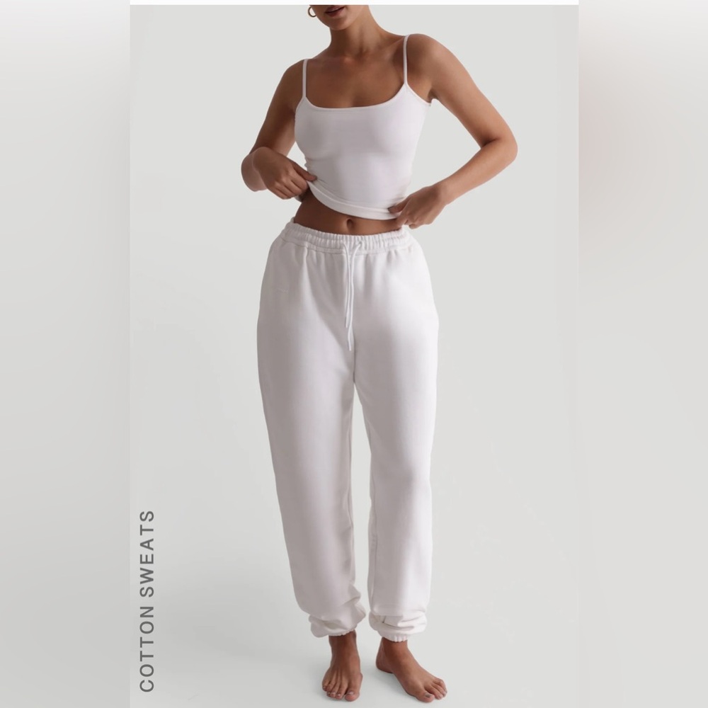 Women's White Joggers